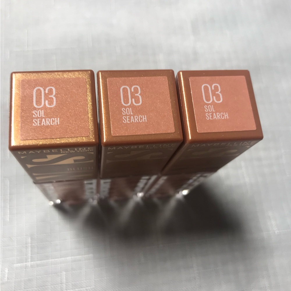 3 Bundle Maybelline Sunkisser Multi-Use Liquid Blush Bronzer 03 Sol Search Glow